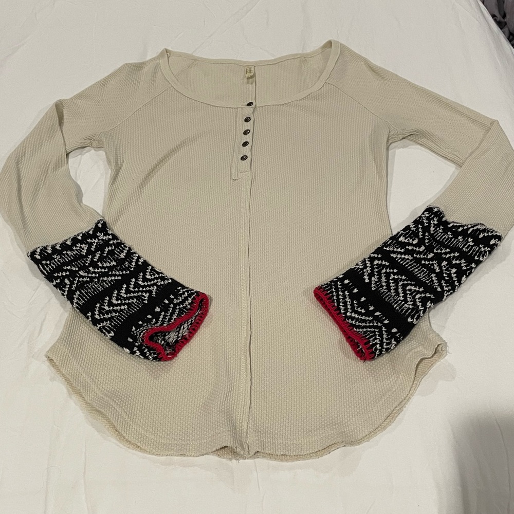 Free People Sweater Cuff Thermal M ❤️❤️FALL❤️❤️